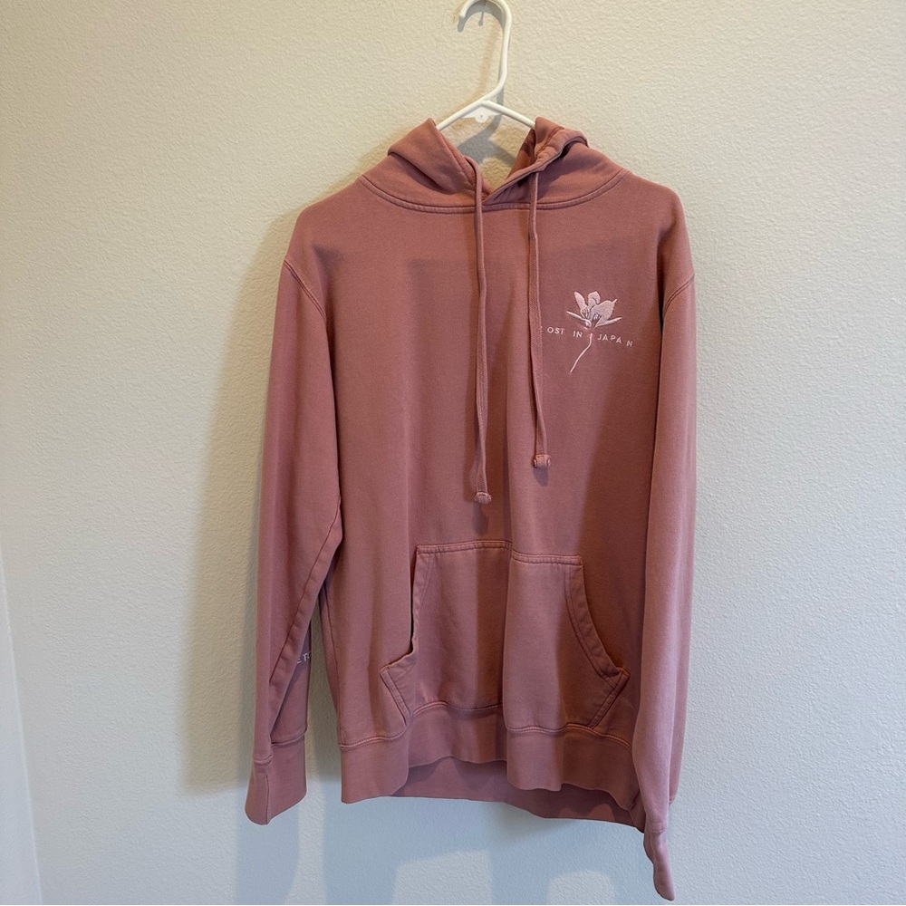 Shawn Mendes Tour Hoodie in Dusty Pink